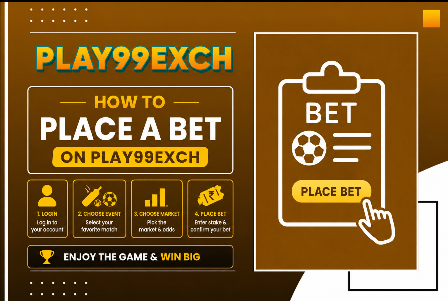 How to place a bet on Play99Exch