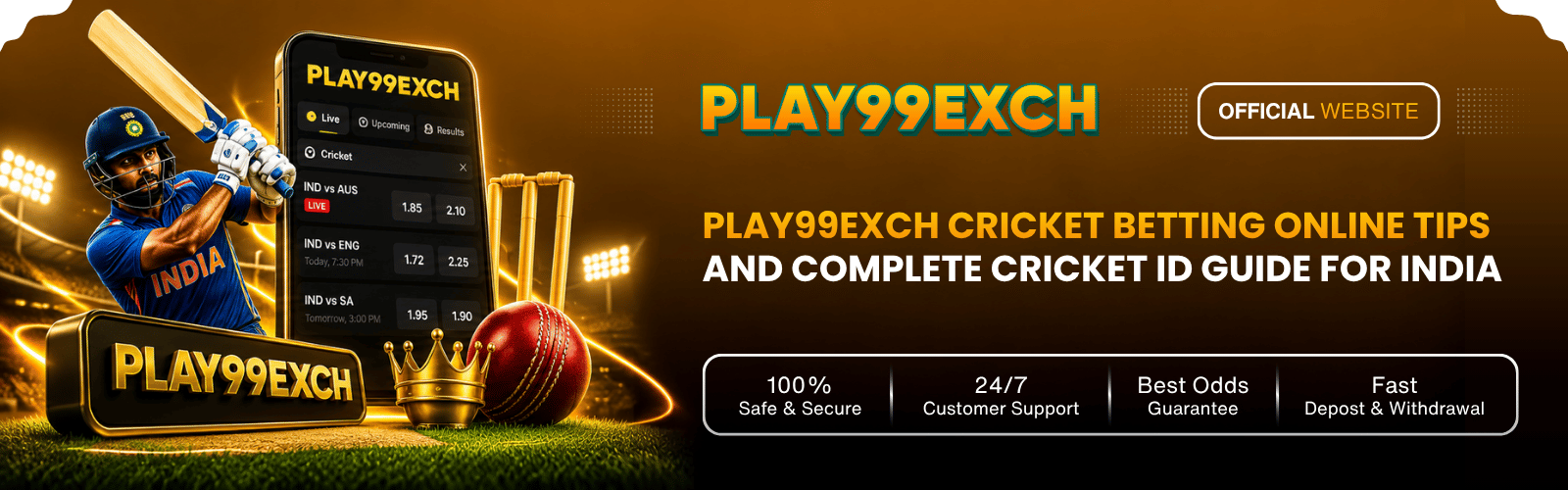 Play99Exch cricket betting online