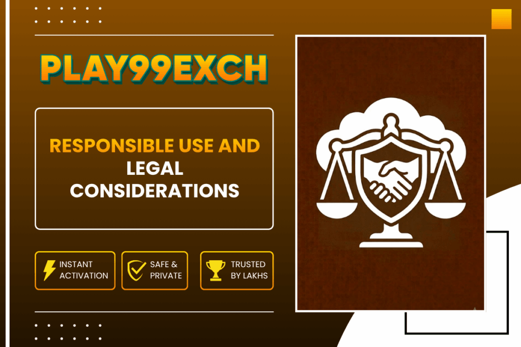 Responsible Use and Legal Considerations for online gaming and betting